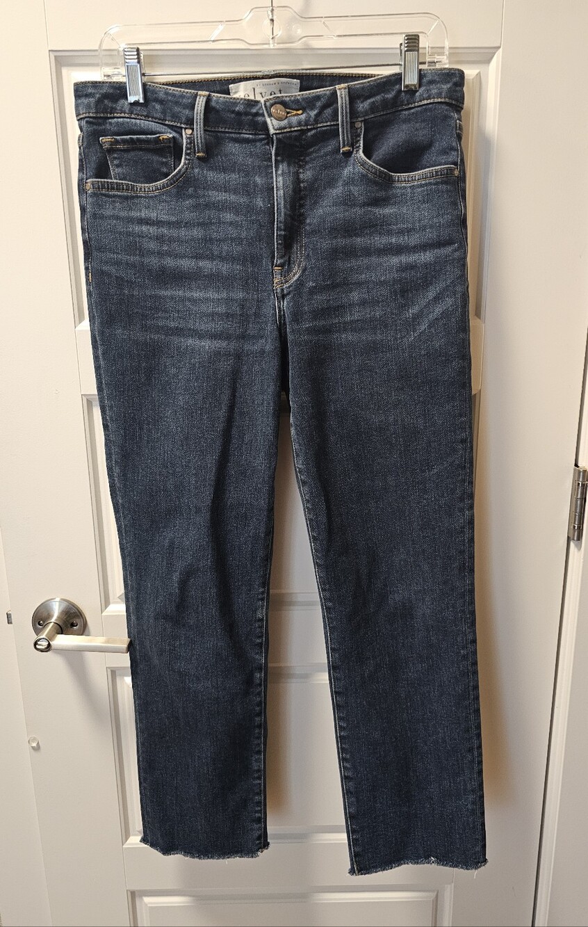 Velvet By Graham & Spencer Karolina High Rise Straight Leg Size 30